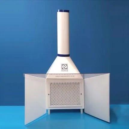 CAPELA DE EXAUSTÃO DE PÓ 2 EM 1 SERVE PARA BALANÇA OU ENCAPSULADOR COMPLETA COM ABA